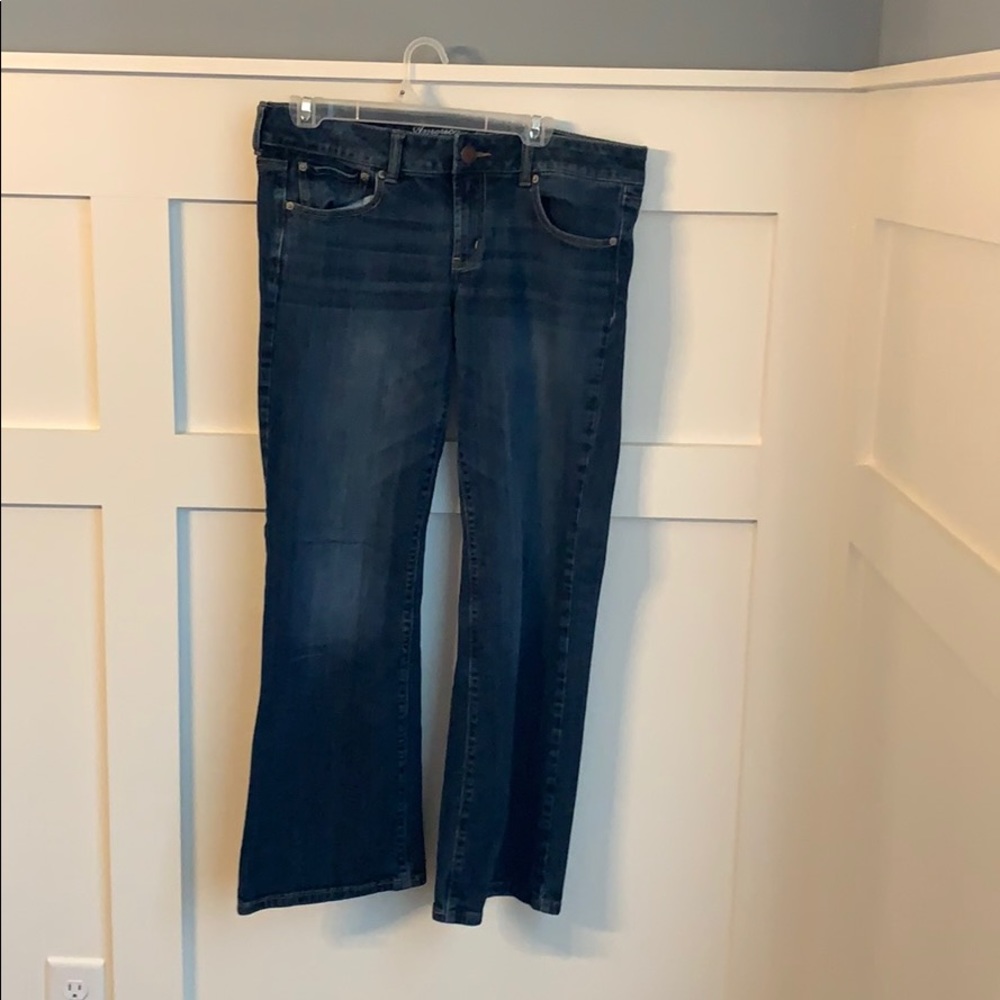 American Eagle Short Straight Denim Jeans
